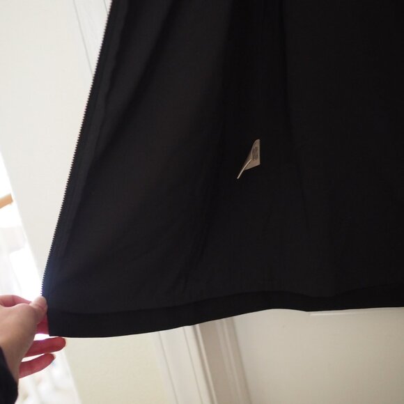 Rebecca Taylor Black and Peach Pink Business Midi Formal Business Dress Size 4 - Picture 9 of 14